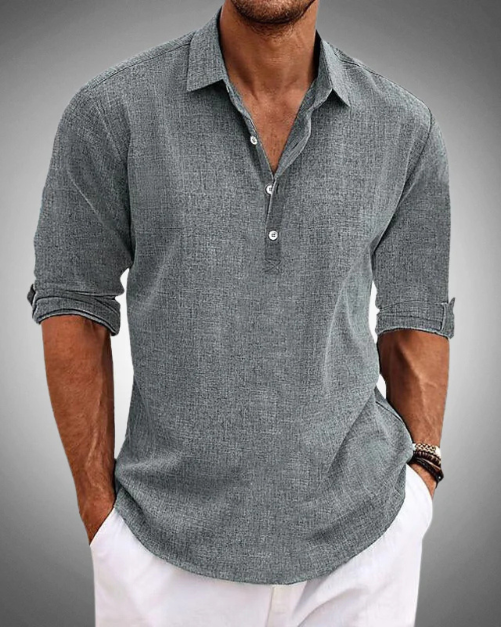 Camisa de lino
