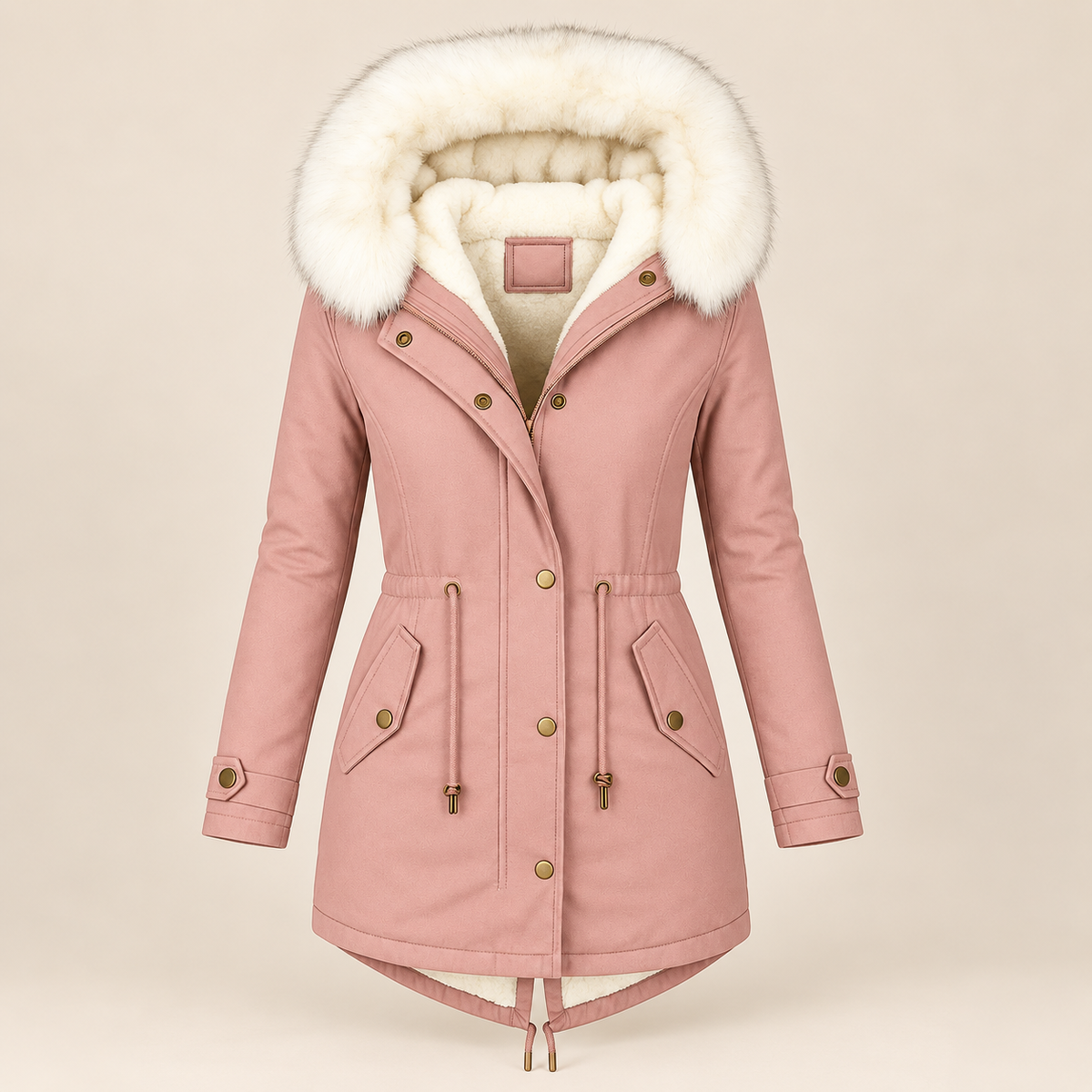 Parka con capucha