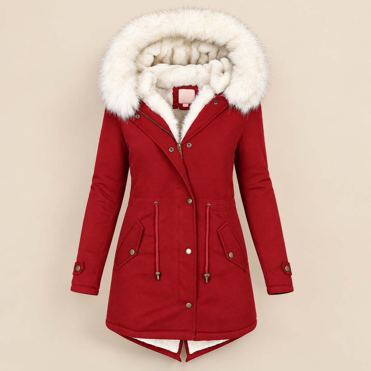Parka con capucha