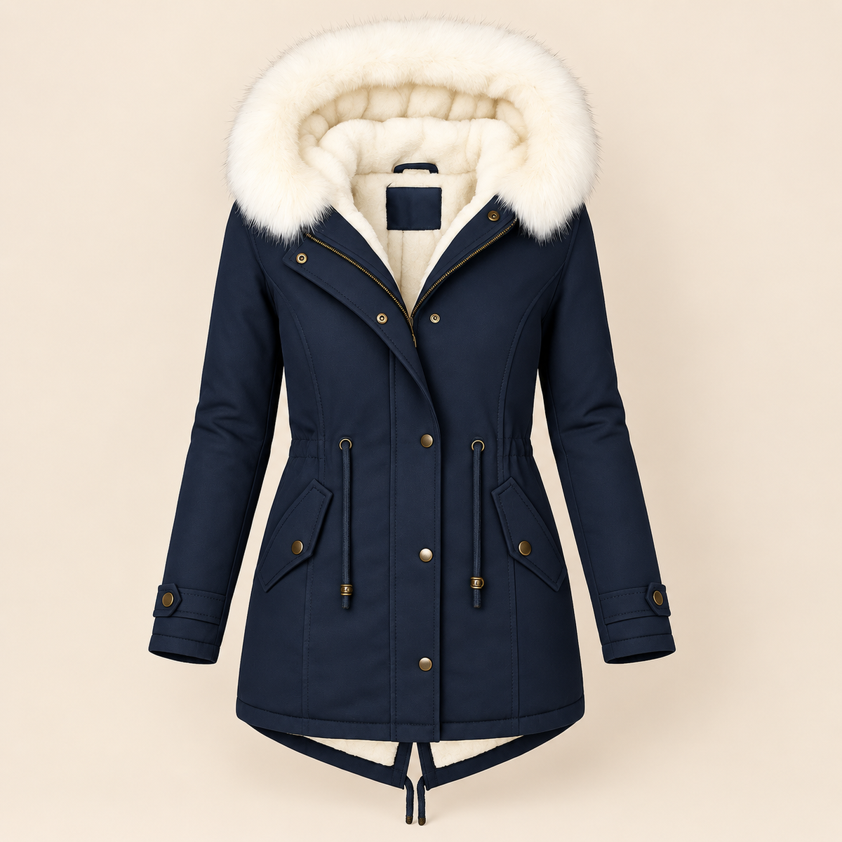 Parka con capucha