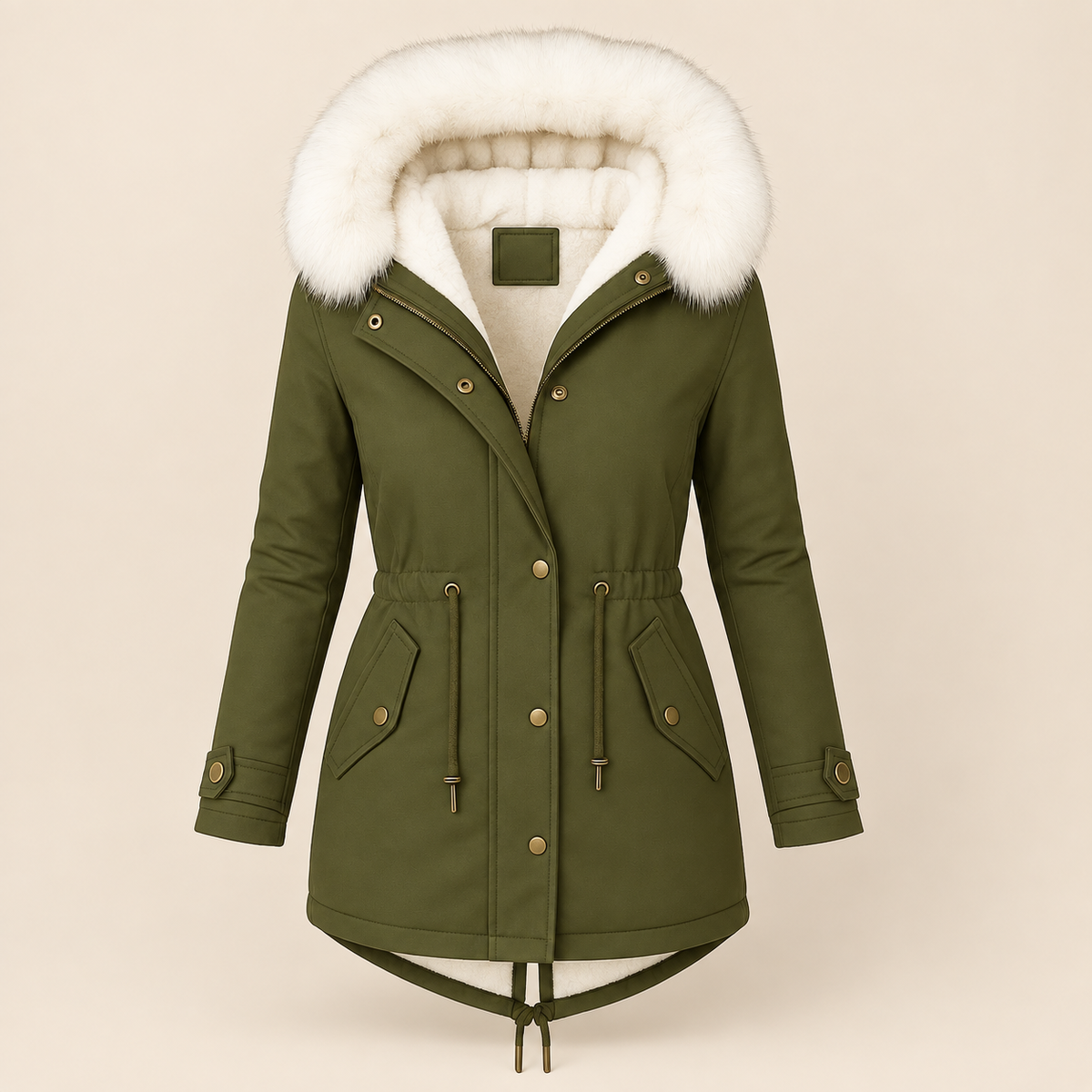 Parka con capucha