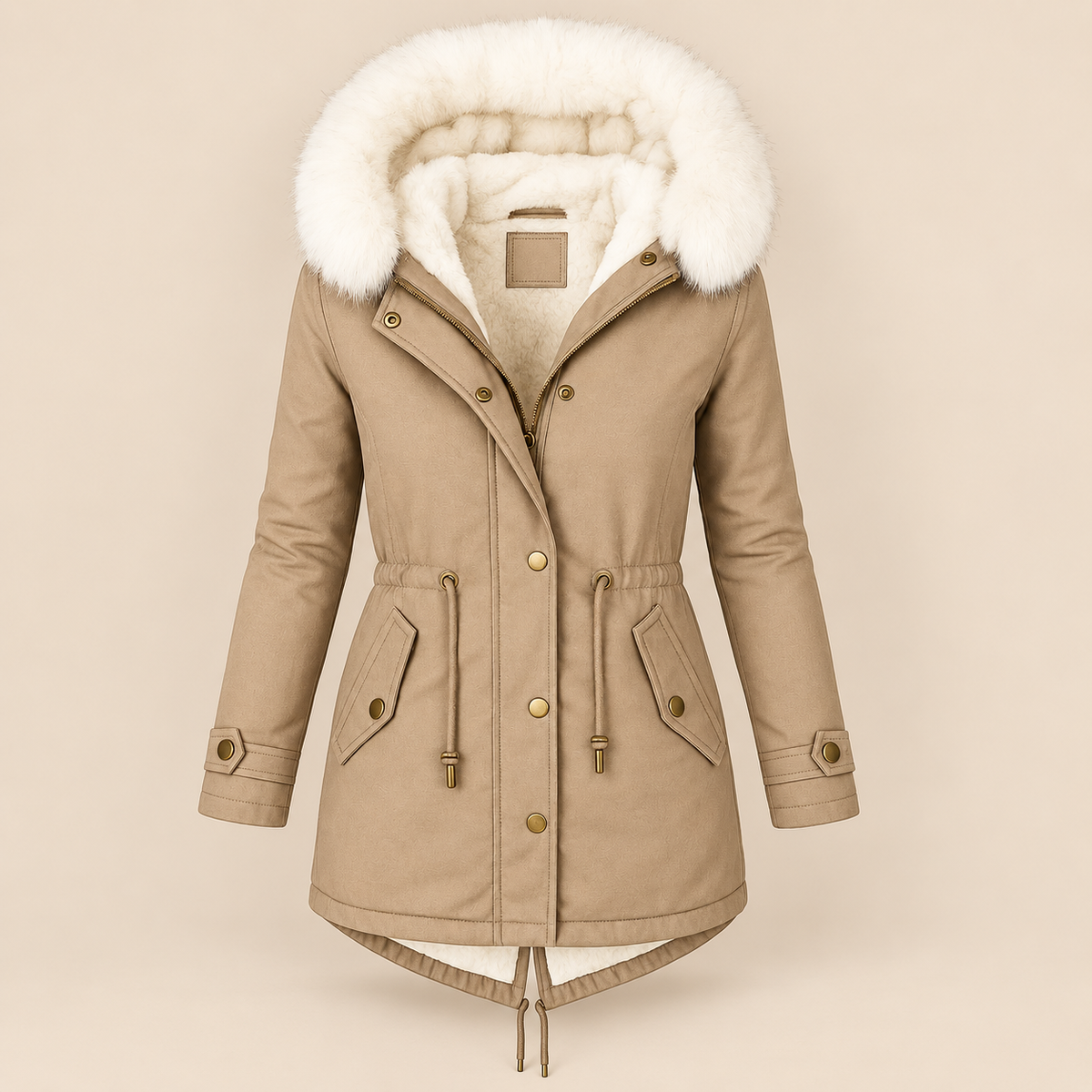 Parka con capucha