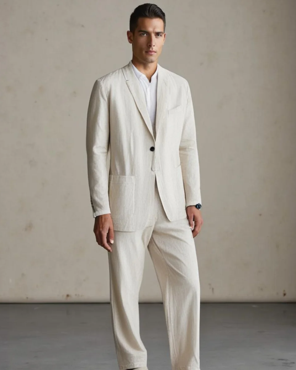 Traje de lino
