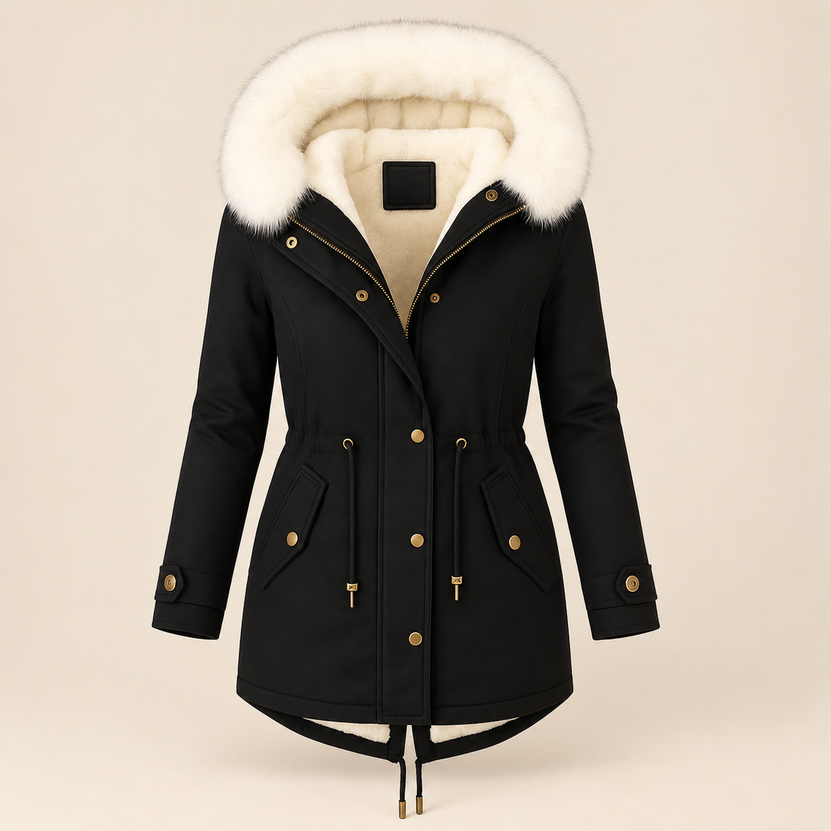 Parka con capucha